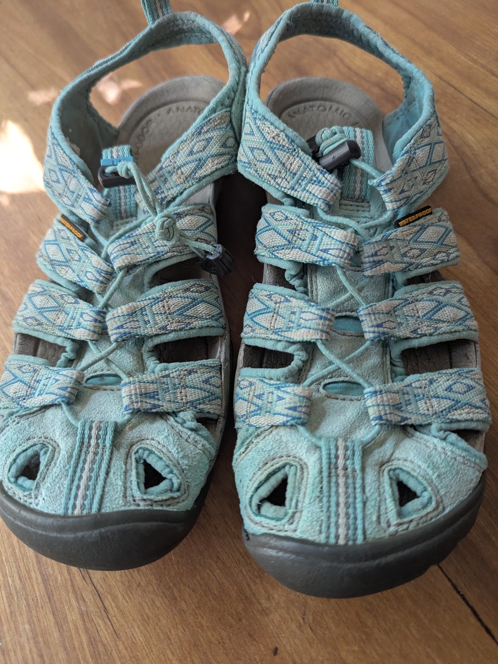 Keen Blue Closed-Toe Outdoor Waterproof Sandals